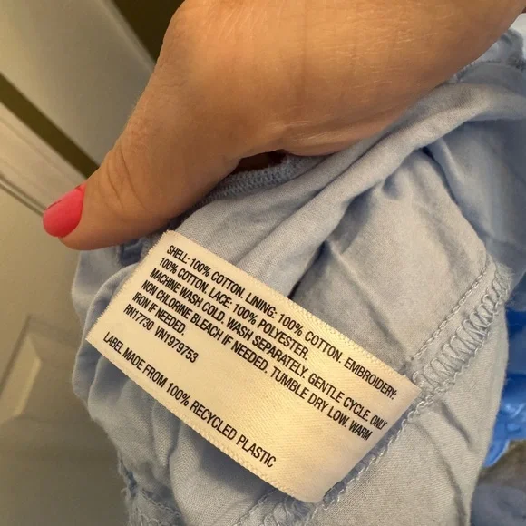 Universal Thread Light Blue Eyelet Dress - Picture 5 of 5